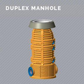 predl duplex manhole diagrammi